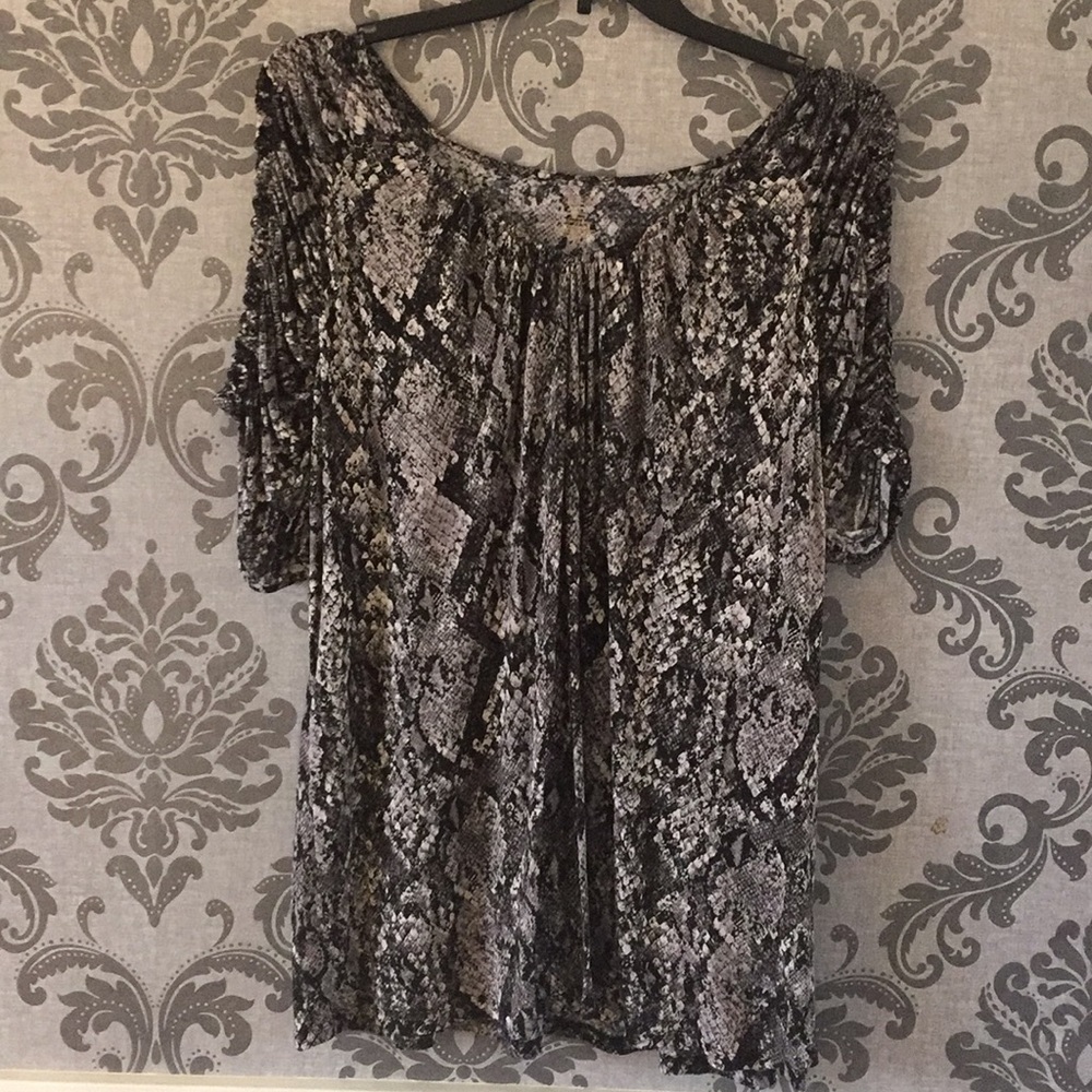 Jennifer Lopez snakeskin blouse, NWT